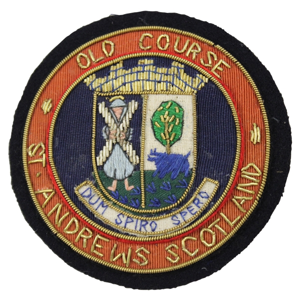 St. Andrews Old Course Members Coat Crest 