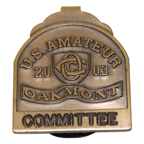2003 US Amateur at Oakmont C.C. Committee Badge