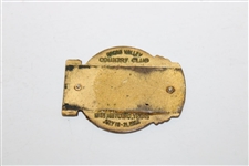 1968 PGA Championship at Pecan Valley Country Club Contestant Badge