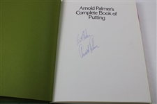 Arnold Palmer Signed 1986 1st Ed. 'Arnold Palmer's Complete Book of Putting' Book JSA ALOA