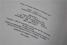 Arnold Palmer Signed 1986 1st Ed. 'Arnold Palmer's Complete Book of Putting' Book JSA ALOA