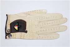 Arnold Palmer Signed Classic Latrobe Umbrella Logo LH Golf Glove JSA ALOA