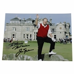 Jack Nicklaus Signed Farewell From The Swilken Photo - Personalized JSA ALOA