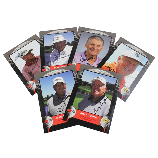 Coody, Casper, January, Barber, North & Geiberger Signed 3M Greats Cards JSA ALOA