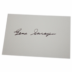 Gene Sarazen Signed 4x6 Card JSA ALOA