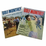 Billy Casper & Tony Jacklin Signed April 1970 Golf Monthly Magazine(April & July) JSA ALOA