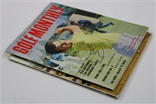 Billy Casper & Tony Jacklin Signed April 1970 Golf Monthly Magazine(April & July) JSA ALOA