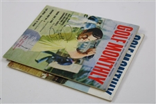 Billy Casper & Tony Jacklin Signed April 1970 Golf Monthly Magazine(April & July) JSA ALOA