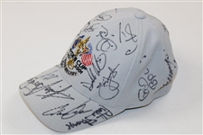 Multi Signed 2001 Ryder Cup at The Belfry Hat JSA ALOA