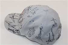 Multi Signed 2001 Ryder Cup at The Belfry Hat JSA ALOA