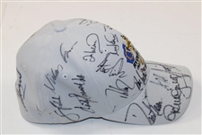 Multi Signed 2001 Ryder Cup at The Belfry Hat JSA ALOA