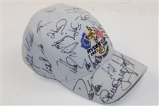 Multi Signed 2001 Ryder Cup at The Belfry Hat JSA ALOA