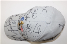Multi Signed 2001 Ryder Cup at The Belfry Hat JSA ALOA