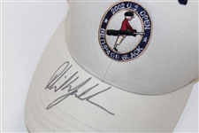 Phil Mickelson Signed 2002 US Open at Bethpage Black Hat JSA ALOA