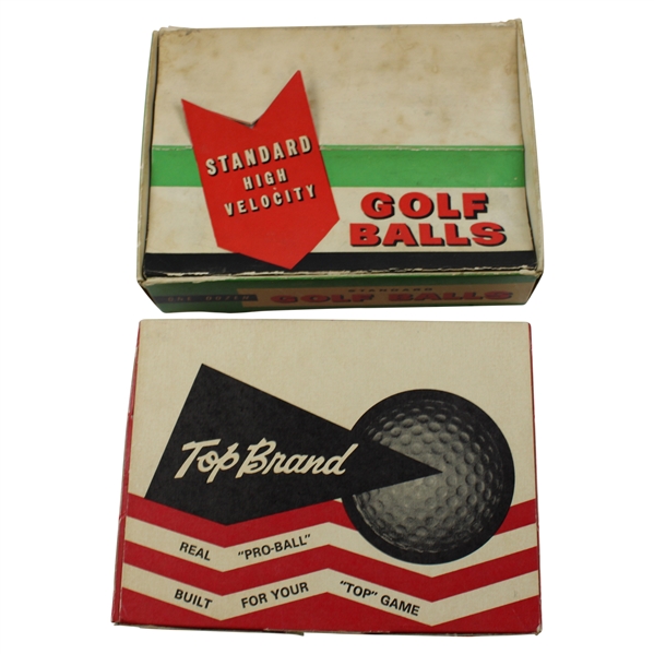 Standard High Velocity & Top Brand Golf Ball Boxes