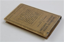 1932 'Moments With Golfing Masters' 1st Edition Book by Robert Browning