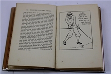 1932 'Moments With Golfing Masters' 1st Edition Book by Robert Browning