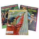 Gay Brewer, Ben Crenshaw & Gary Player Signed Sports Illustrated Magazines JSA ALOA