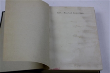 1893 'Golf A Royal & Ancient Game' Second Edition Book by Robert Clark