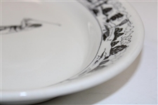 1946 Warwick Bobby Jones Golfer Mid Swing Porcelain Dish/Plate - Donald Ross Design