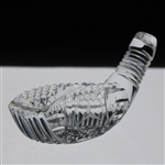 Waterford Mercedes Benz Logo Cut Glass Golf Clubhead
