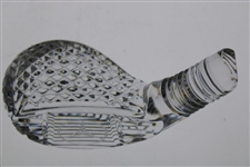 Waterford Mercedes Benz Logo Cut Glass Golf Clubhead