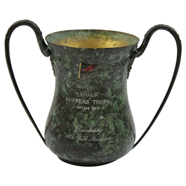 1914 West Hampton CC Buffers Golf John Frink Trophy Presented by Dr. W.H. Maddren