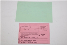 1967 'Bobby Jones on The Basic Swing' Book Anthony Ravielli Correspondence To Bobby Jones 