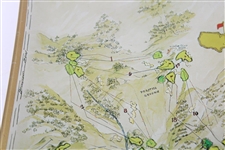1933' Augusta National Golf Club Aerial Map Depicted on Ceramic Candy Dish