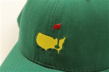 Augusta National Golf Club Green Caddy Hat - Yellow Logo