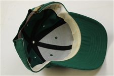 Augusta National Golf Club Green Caddy Hat - Yellow Logo
