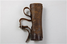 Six (6) Sterling Silver Miniature Clubs In Leather Bag By Alvin