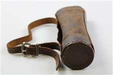 Six (6) Sterling Silver Miniature Clubs In Leather Bag By Alvin