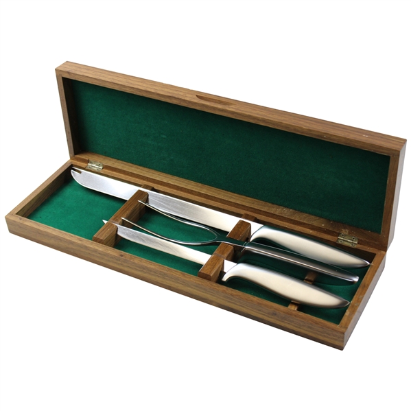 Masters Tournament Carving Set In Wooden Box