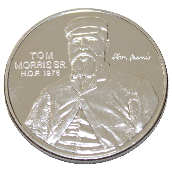 Tom Morris .999 Fine Silver Medal
