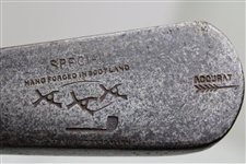 Tom Stewart Unusual Hickory Putter With Error Marks
