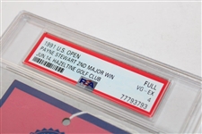 1991 US Open at Hazeltine Sunday Full Ticket PSA #77793793