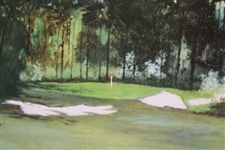 1957 Augusta National 10th Hole Print Signed & Numbered by Artist Erwin Barrie