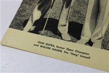 Walter Hagen & Olin Dutra 1935 US Open Advertising Print 