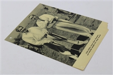Walter Hagen & Olin Dutra 1935 US Open Advertising Print 