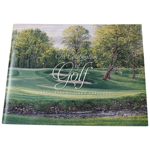 In Celebration of Golf: Landscapes by Linda Hartough Book w/ Augusta National