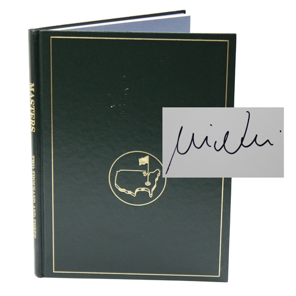 Mike Weir Signed 2003 Masters Tournament Annual Book JSA ALOA