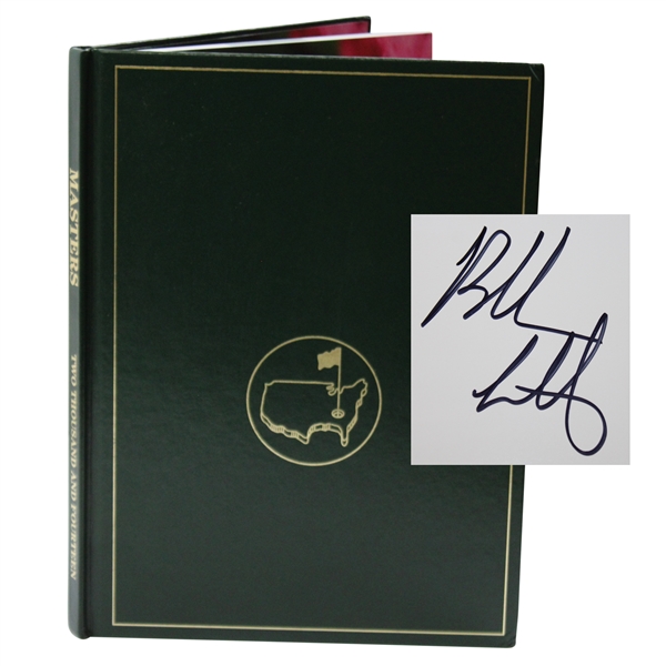 Bubba Watson Signed 2014 Masters Tournament Annual Book JSA ALOA