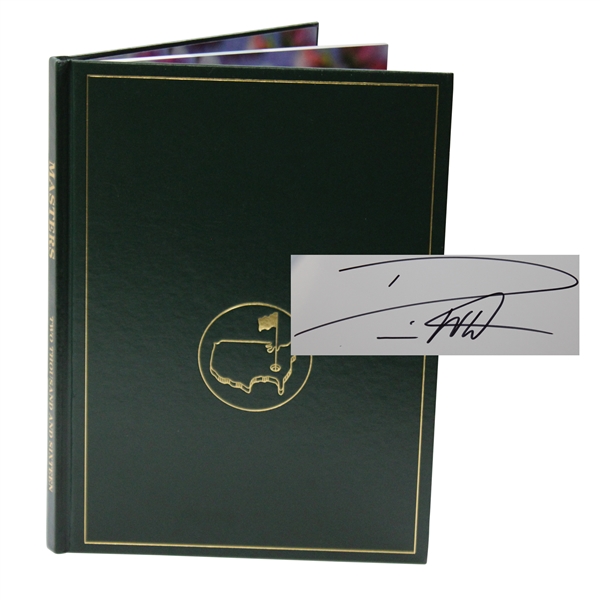 Danny Willett Signed 2016 Masters Tournament Annual Book JSA ALOA