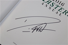 Danny Willett Signed 2016 Masters Tournament Annual Book JSA ALOA