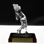 2000 PGA Seniors Championship Waterford Golfer on Plinth Gift Presented by Allen & Kate Doyle