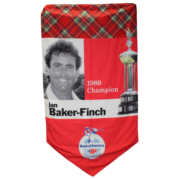 Course Flown Large Colonial Bank of America Colonial Ian Baker-Finch Banner