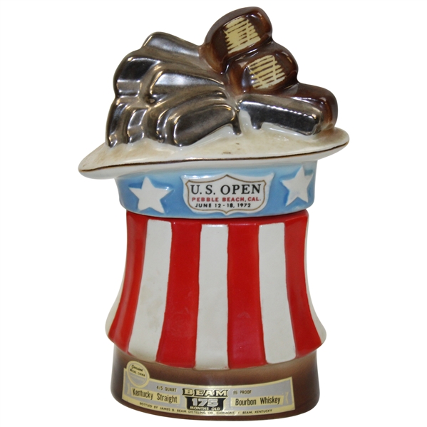 1972 US Open at Pebble Beach Decanter - Jack Nicklaus Winner