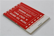 How To Drive A Golf Ball Movie Flip Book By Lloyd Mangrum