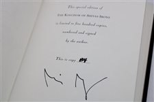 1997 'The Kingdom Of Shivas Irons' Ltd Ed #084/500 Book by Michael Murphy with Slip Case - Signed